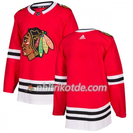 Chicago Blackhawks Trikot Blank Adidas 2017-2018 Rot Authentic - Herren